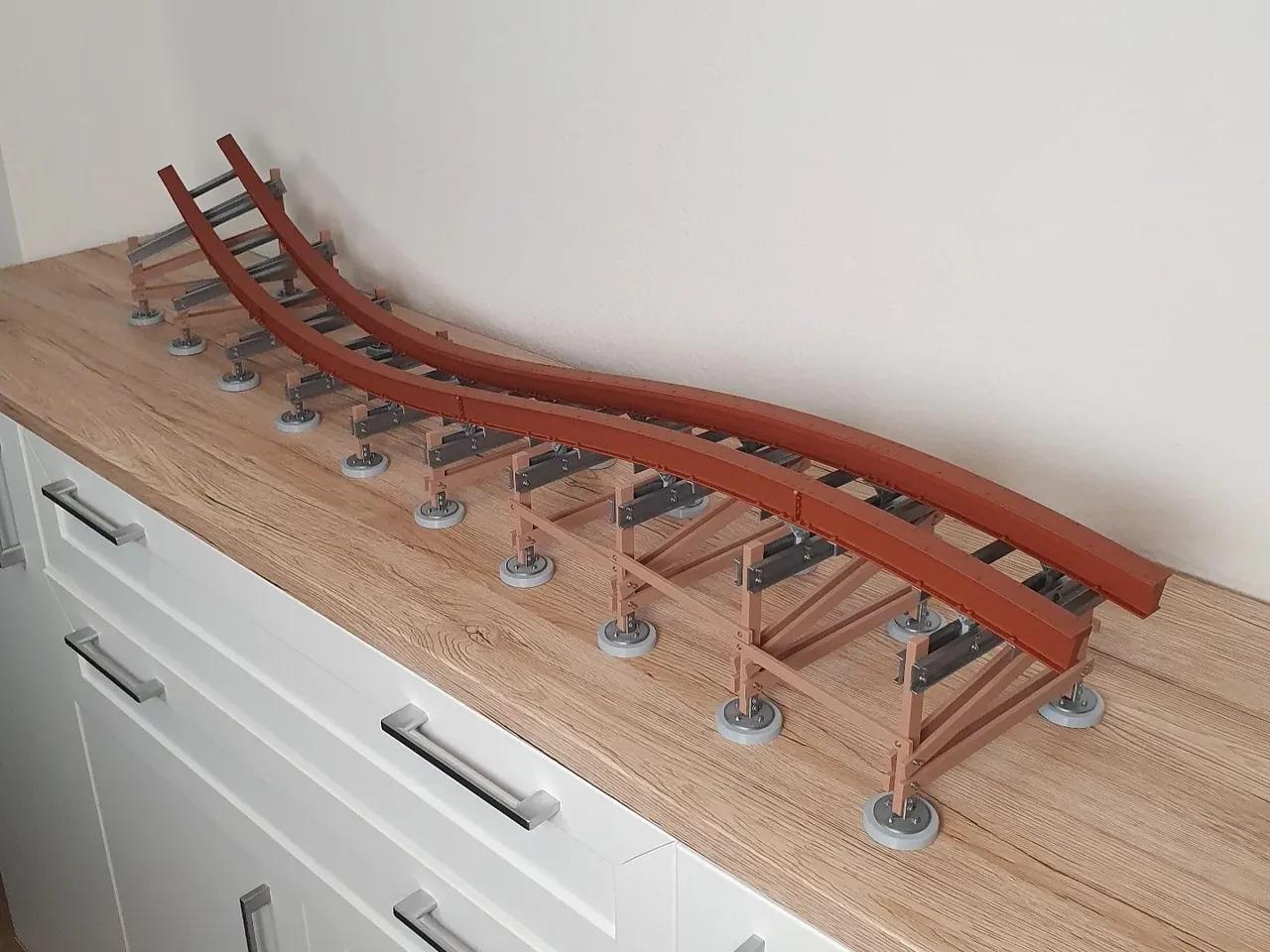 Hybrid Coaster - Wavy Track