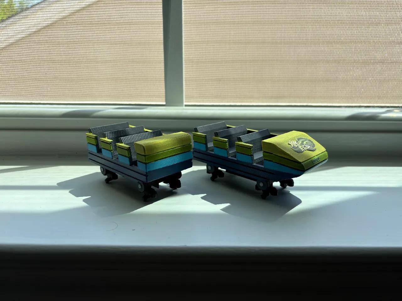 Steel Eel Roller Coaster Model - SeaWorld Morgan Hypercoaster